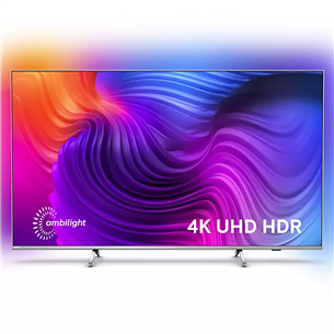 Philips LCD 4K UHD, 70", боковые ножки, серебристый - Телевизор