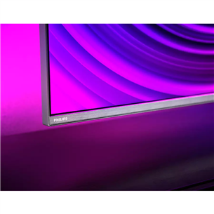 Philips LCD 4K UHD, 75", feet stand, silver - TV