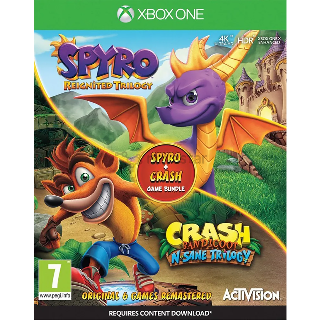Žaidimas Xbox One Crash N. Sane Trilogy + Spyro
