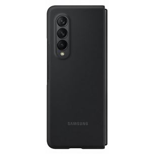 Dėklas Samsung Galaxy Z Fold 3, Silikoninis, Juodas