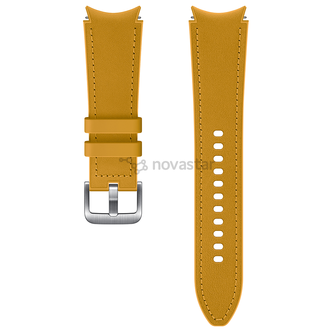 Apyrankė Samsung Galaxy Watch4 Hybrid Leather Band ML, Mustard
