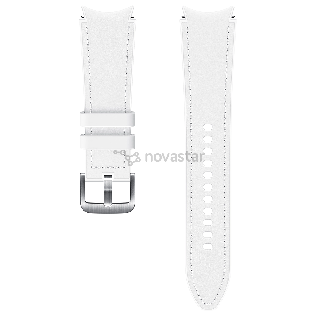 Apyrankė Samsung Galaxy Watch4 Hybrid Leather Band ML, White