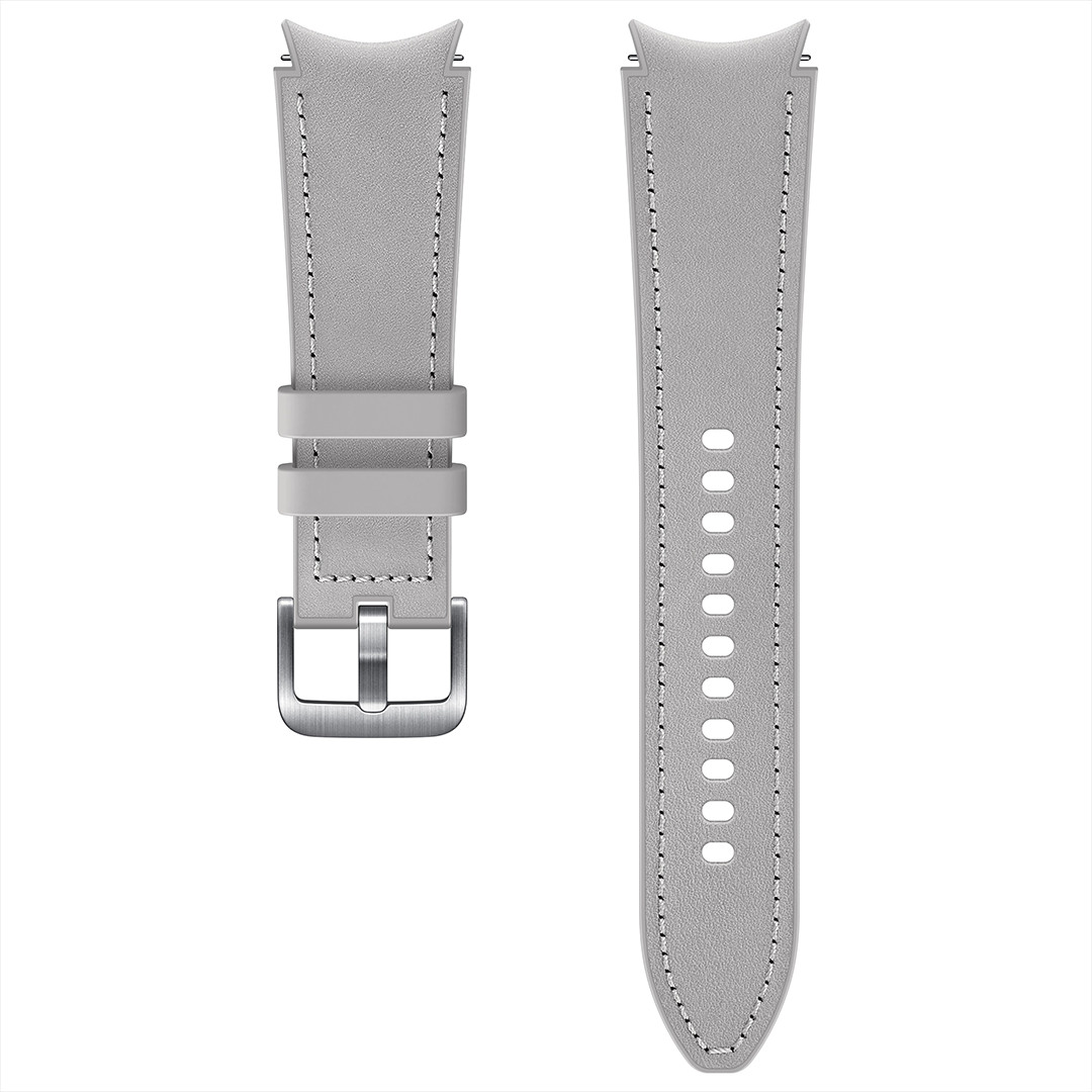 Apyrankė Samsung Galaxy Watch4 Hybrid Leather Band ML, Silver