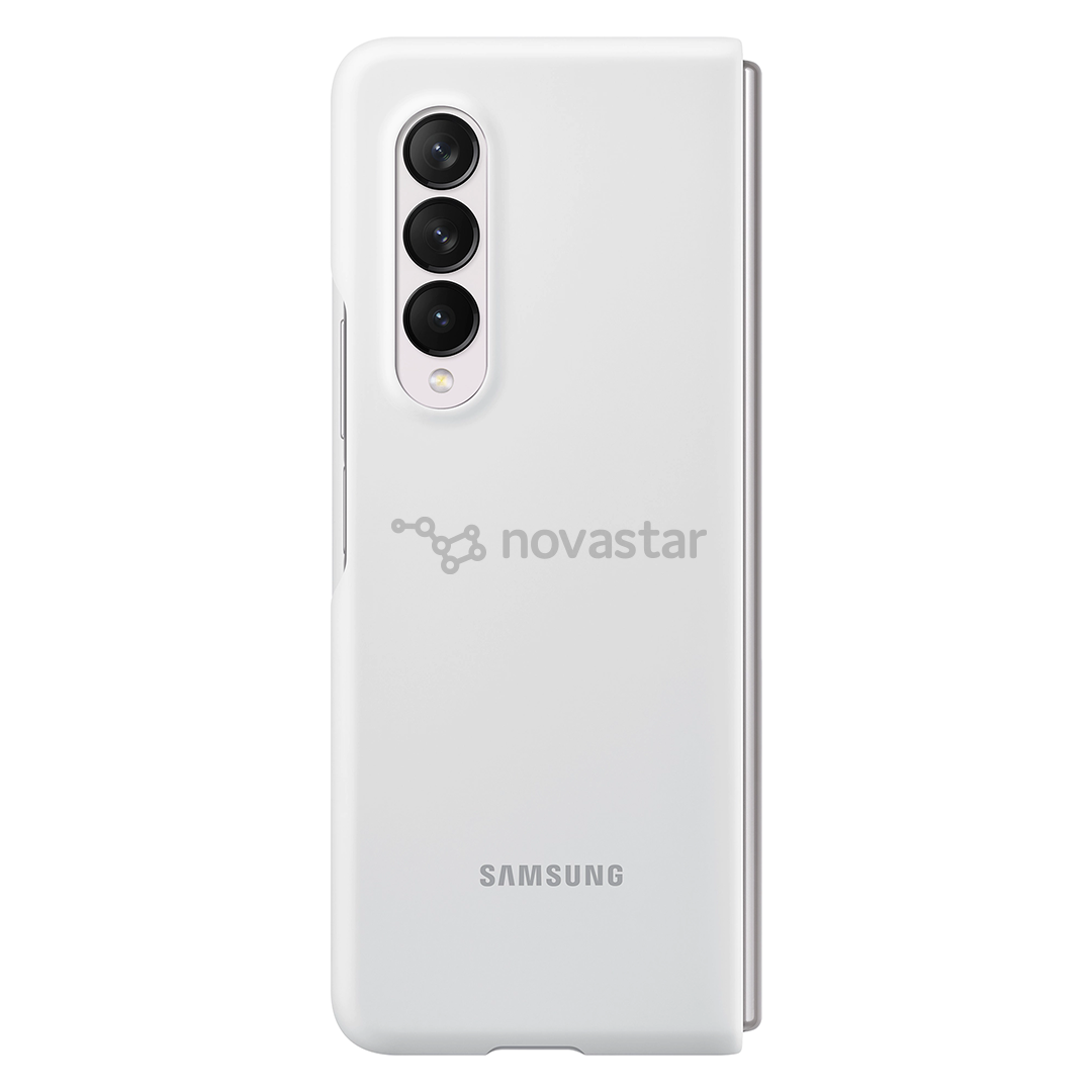 Dėklas Samsung Galaxy Fold3, Silikoninis, baltas