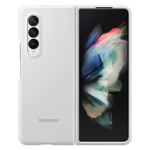 Dėklas Samsung Galaxy Fold3, Silikoninis, baltas