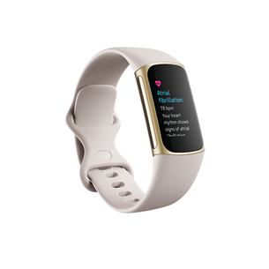 Išmanioji apyrankė Fitbit Charge 5, White/gold