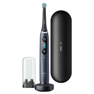 Braun Oral-B iO 8, travel case, black/grey - Electric toothbrush