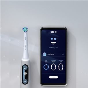 Braun Oral-B iO 8, футляр, черный/серый - Электрическая зубная щетка