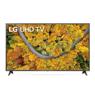 LG LCD 4K UHD, 75'', feet stand, black - TV