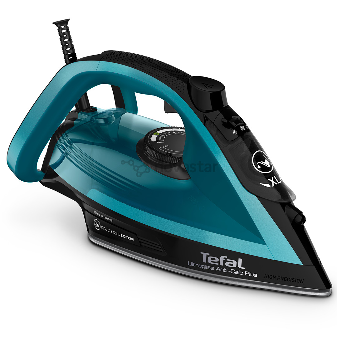 Tefal Ultragliss Plus, 2800 W, juodas/žalias - Garų lygintuvas