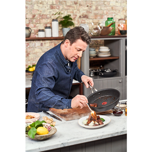 Tefal Jamie Oliver Cook's Classics, диаметр 24 см, черный - Сковорода