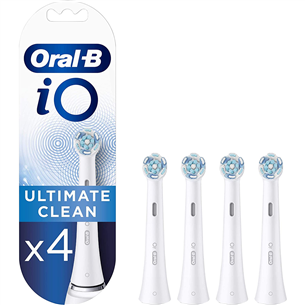 Dantų šepetėlių antgaliai Braun Oral-B iO Ultimate Clean, Braun 4 vnt. IO4WHITE