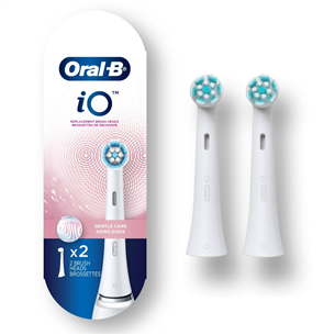 Dantų šepetėlių antgaliai Braun Oral-B iO Gentle Care, 2 vnt IO2WHITE