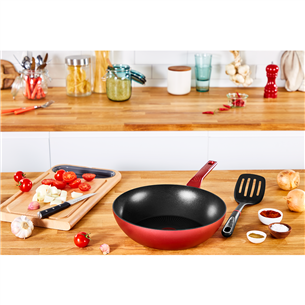 Tefal Daily Chef , diameter 28 cm, black/red - Wok pan