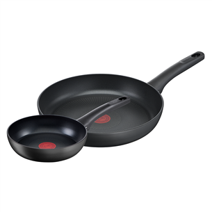 Tefal Ultimate, diameter 22/28 cm, black - 2piece frypan set