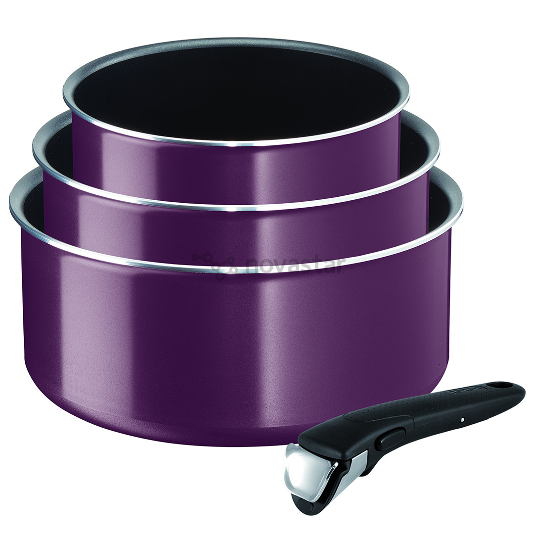 3-jų dalių puodų rinkinys Tefal Ingenio Essential 16/18/20 cm + rankena