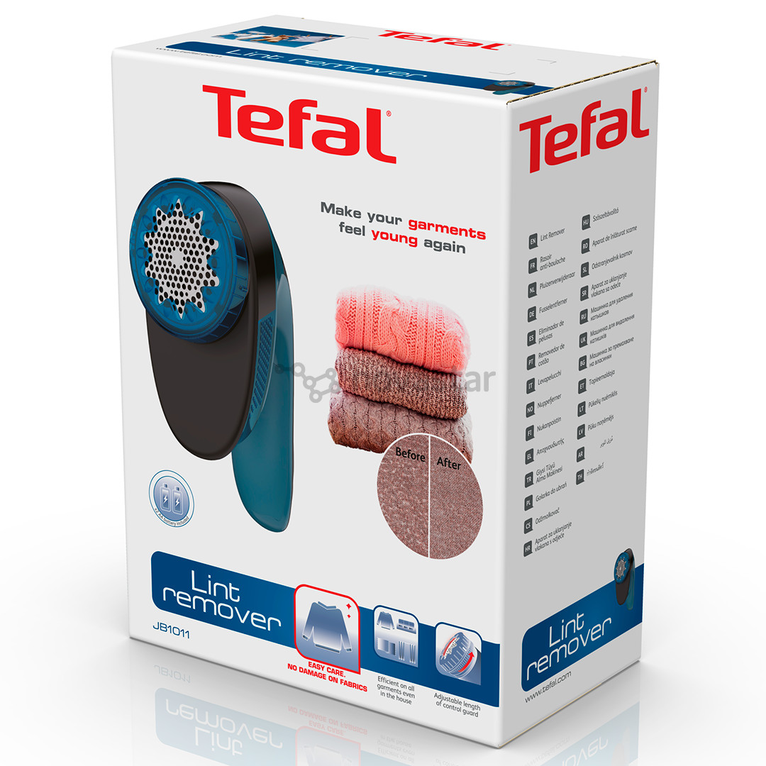 Tefal, черный/синий - Устройство для удаления катышков