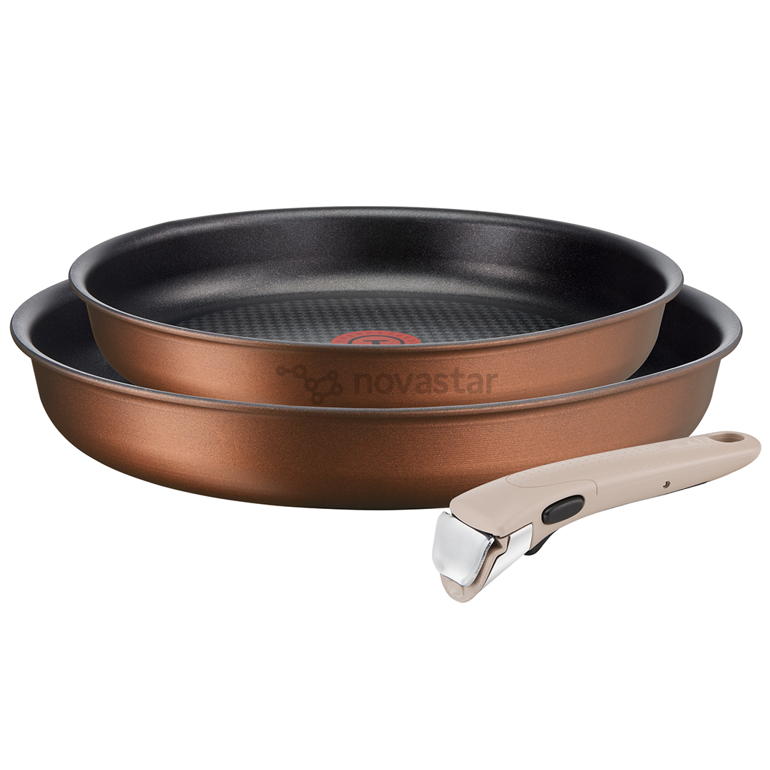 Keptuvių rinkinys Tefal Ingenio Eco Respect 22/26 cm + rankena