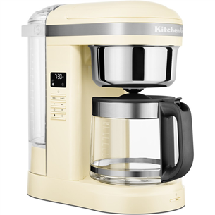 KitchenAid, резервуар для воды 1,7 л, бежевый - Капельная кофеварка