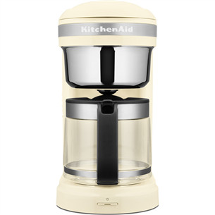 Kitchenaid, water tank 1.7 L, beige - Filter coffee machine