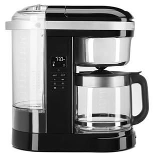 Kitchenaid, water tank 1.7 L, black - Filter coffee machine