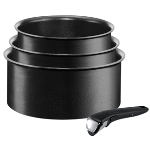3-jų dalių puodų rinkinys + Tefal Ingenio I'Artisane 16/18/20 cm + rankena