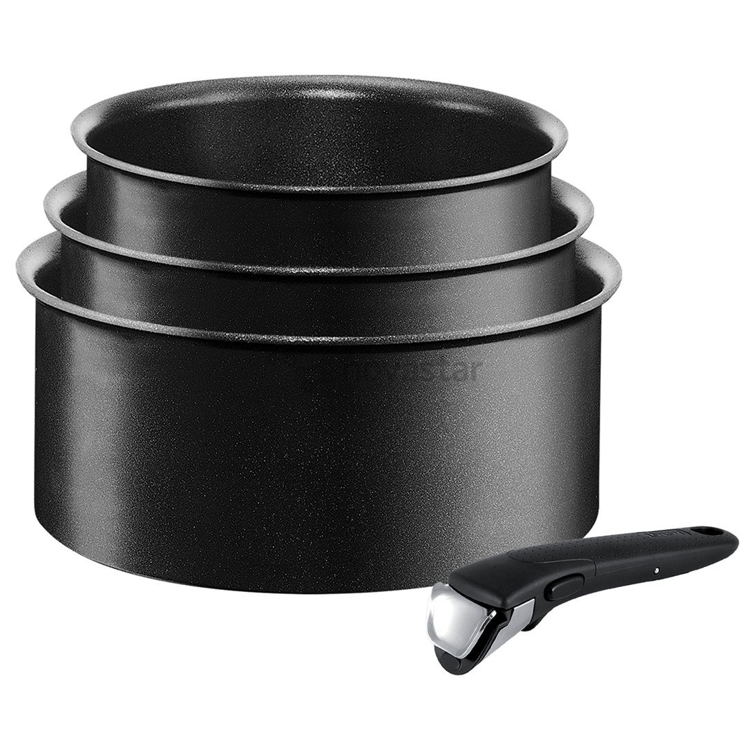 3-jų dalių puodų rinkinys + Tefal Ingenio I'Artisane 16/18/20 cm + rankena