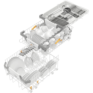 Miele, 9 place settings - Built-in Dishwasher