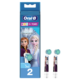 Braun Oral-B, 2 pieces - Spare brushes for kids electric toothbrush EB10-2/FROZENSOFT