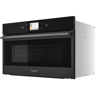 Whirlpool, 31 L, 1000 W, black/inox - Built-in Microwave Oven with Grill