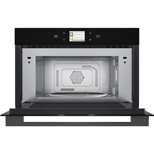 Whirlpool, 31 L, 1000 W, black/inox - Built-in Microwave Oven with Grill