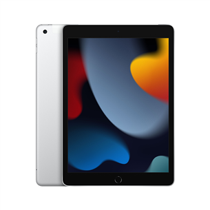 Planšetinis kompiuteris Apple iPad 2021, 64 GB WiFi + LTE, Silver MK493HC/A