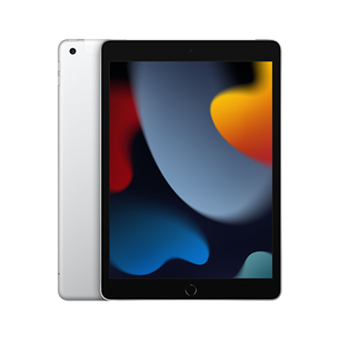 Apple iPad (2021), 10.2", 256 GB, WiFi + LTE, silver - Tablet