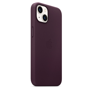 Dėklas Apple iPhone 13 su MagSafe, Odinis, Dark Cherry