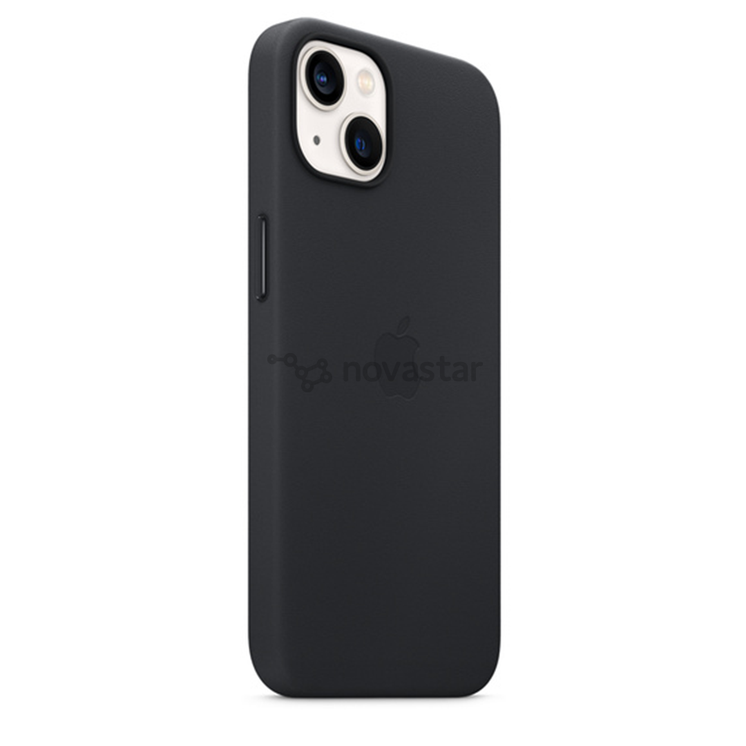 Dėklas Apple iPhone 13 su MagSafe, Odinis, Midnight