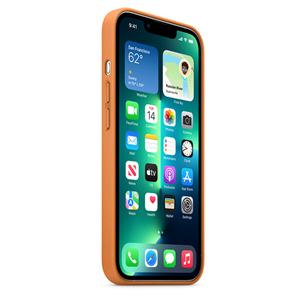 Dėklas Apple iPhone 13 Pro su MagSafe, Odinis, Golden Brown