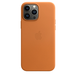 Dėklas Apple iPhone 13 Pro Max su MagSafe, Odinis, Golden Brown