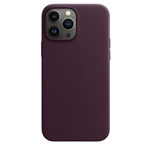 Dėklas Apple iPhone 13 Pro Max su MagSafe, Odinis, Dark Cherry
