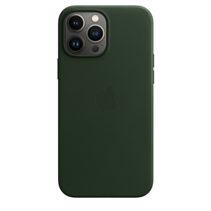 Dėklas Apple iPhone 13 Pro Max su MagSafe, Odinis, Sequoia Green