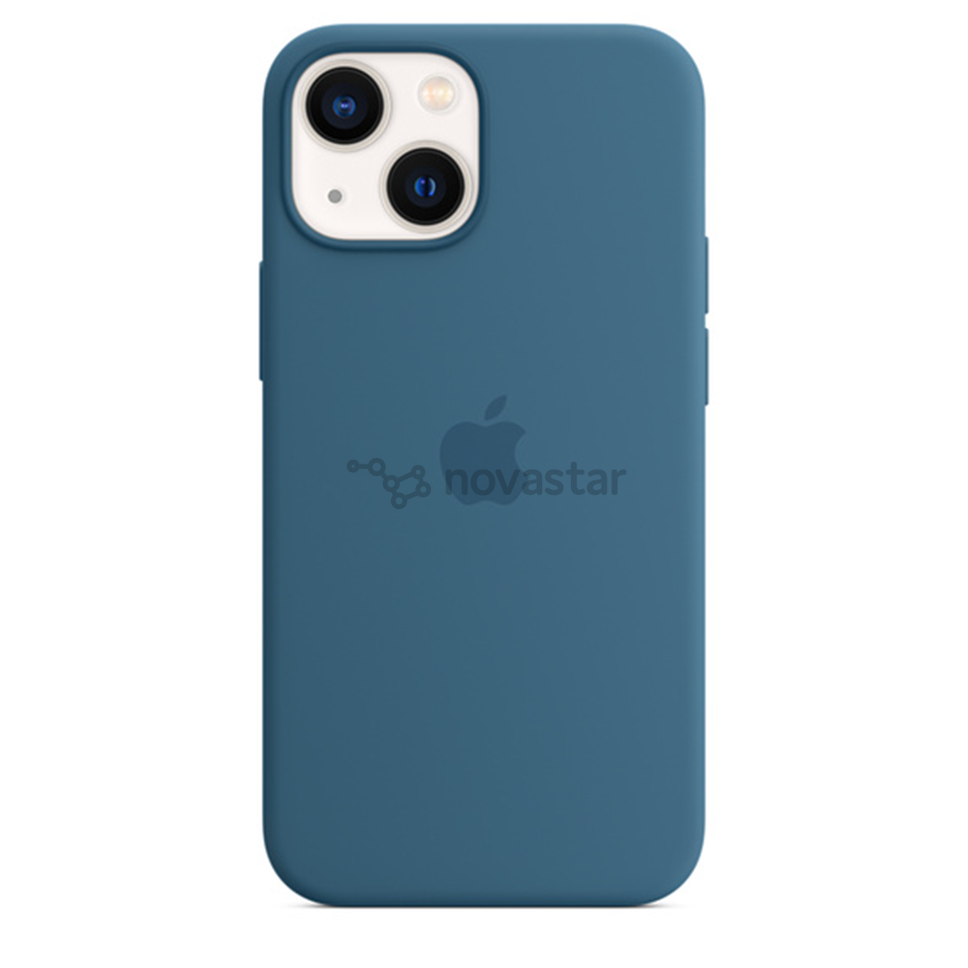Dėklas Apple iPhone 13 mini su MagSafe, silikoninis, Blue Jay