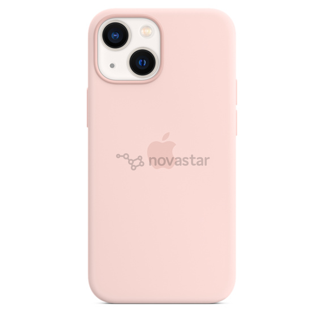 Dėklas Apple iPhone 13 mini su MagSafe, silikoninis, Chalk Pink