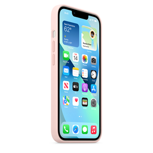 Dėklas Apple iPhone 13 su MagSafe, Silikoninis, Chalk Pink