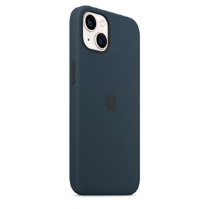 Dėklas Apple iPhone 13 su MagSafe, Silikoninis, Abyss Blue