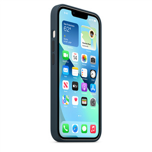 Dėklas Apple iPhone 13 su MagSafe, Silikoninis, Abyss Blue