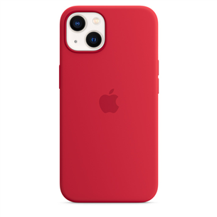 Dėklas Apple iPhone 13 su MagSafe, Silikoninis, Red