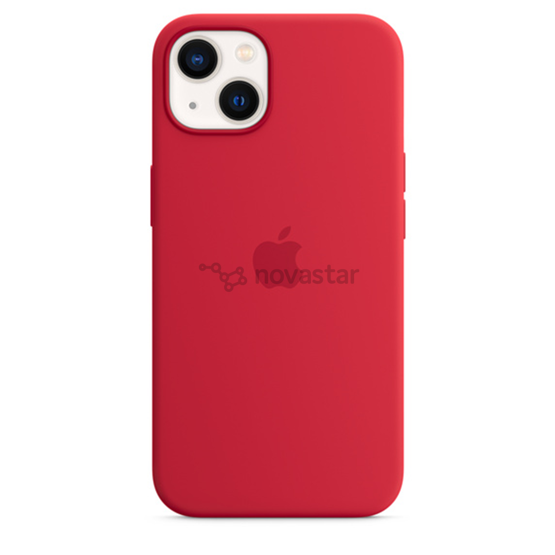 Dėklas Apple iPhone 13 su MagSafe, Silikoninis, Red