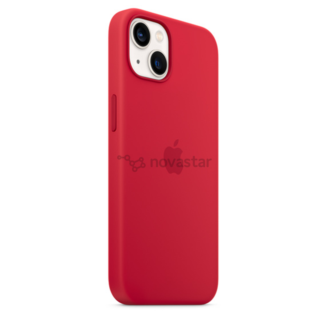 Dėklas Apple iPhone 13 su MagSafe, Silikoninis, Red