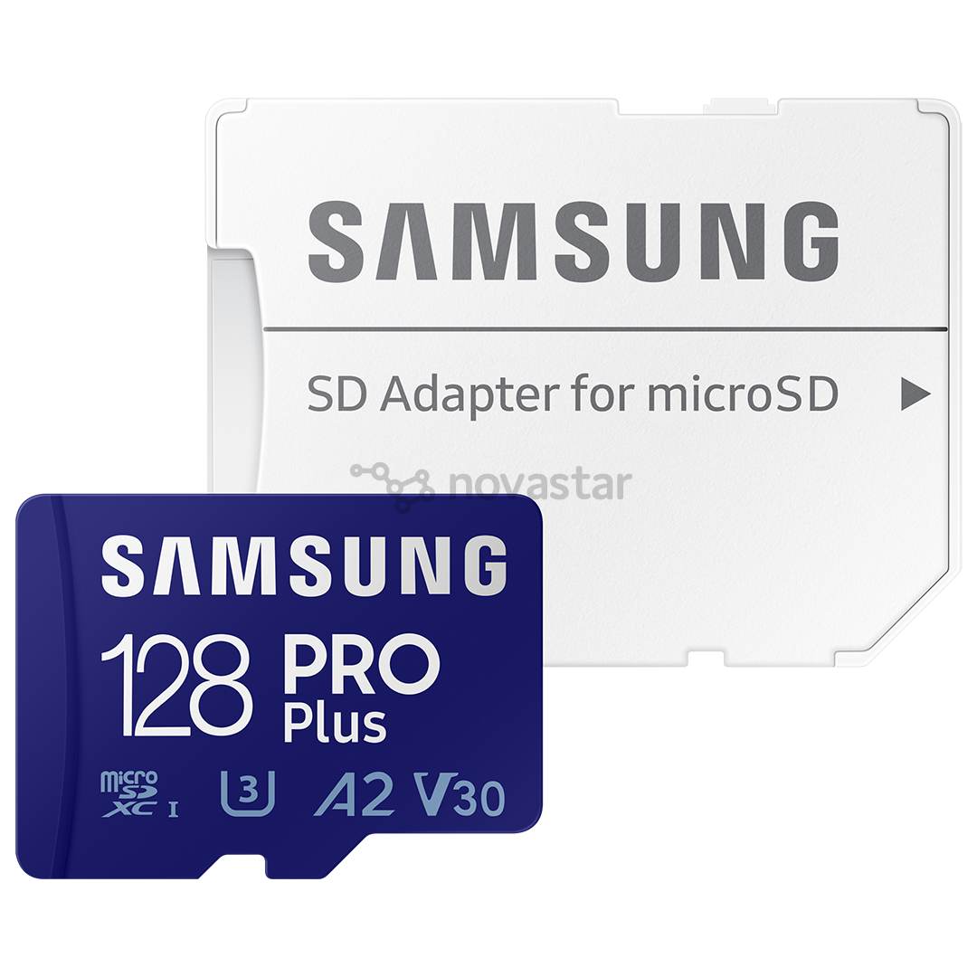Atminties kortelė Samsung PRO Plus 2021 Micro SDXC + SD adapteris (128 GB)