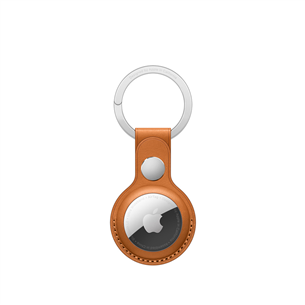Išmanaus ieškiklio laikiklis Apple AirTag Key Ring, odinis, Golden brown MMFA3ZM/A