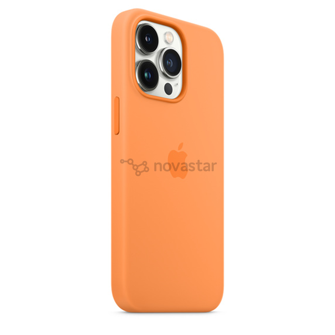 Dėklas Apple iPhone 13 Pro su MagSafe, Silikoninis, Marigold